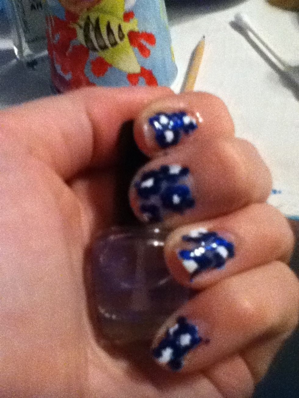 Apply a clear coat to top