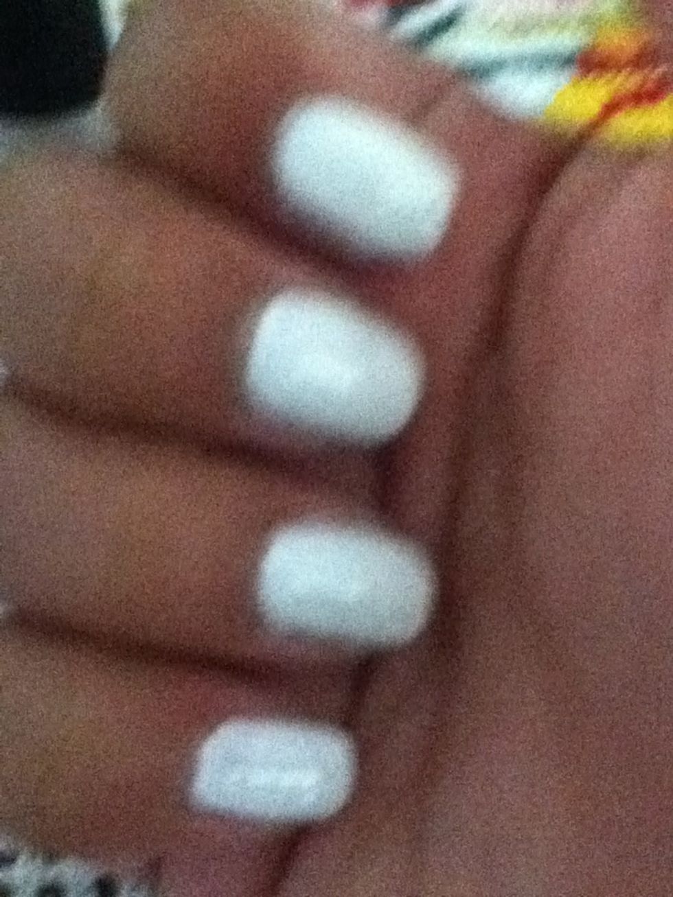 Apply a coat of white