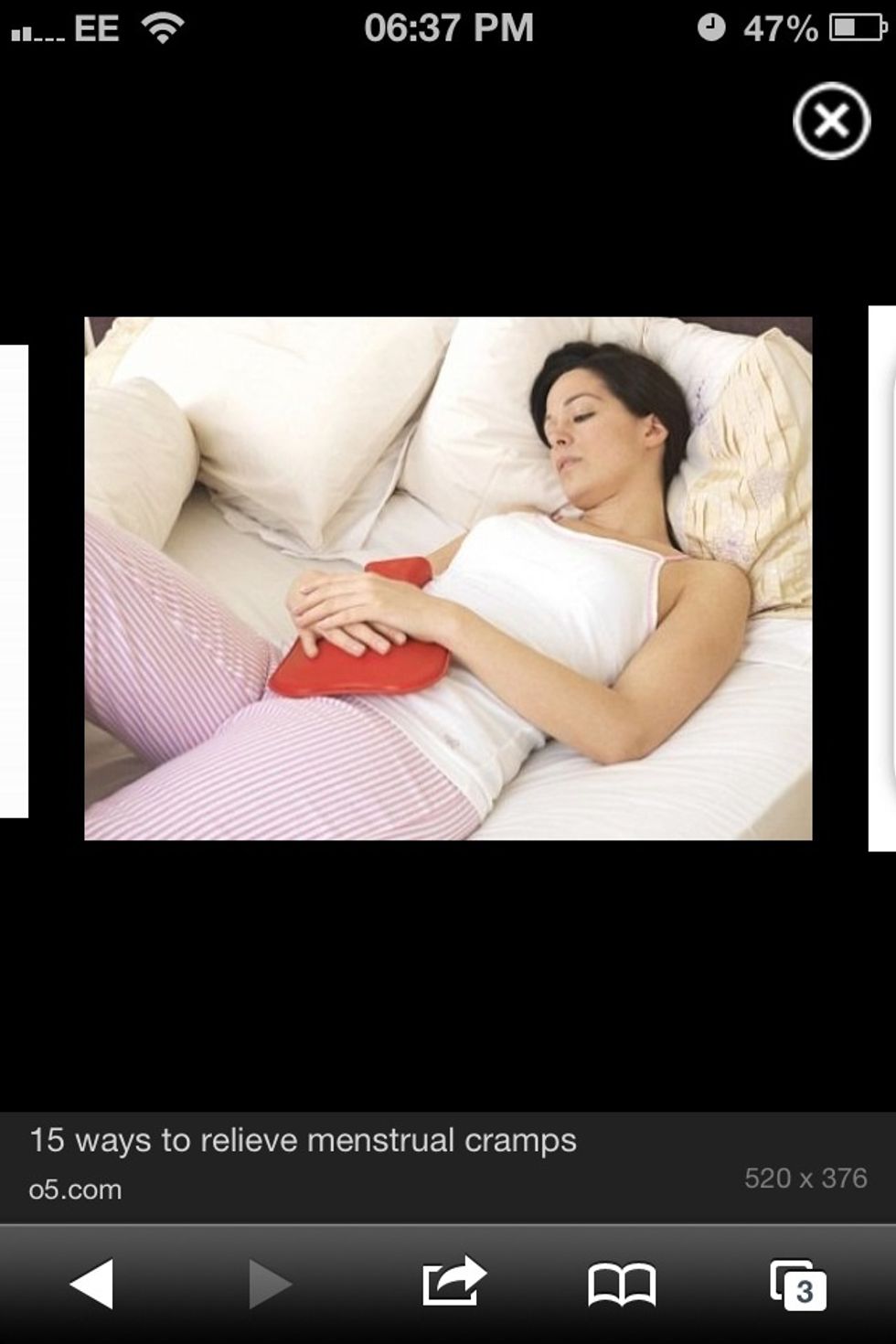 Apply a hot press and take some pain killers for cramps, if they get really bad, contact your local GP.