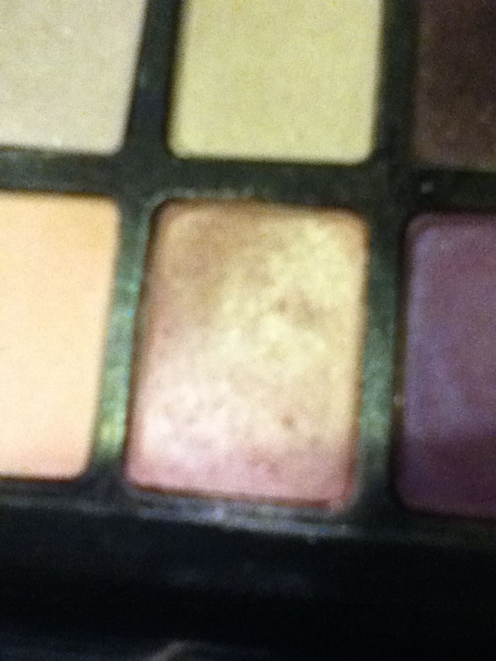 Apply a light shimmery color on your eyelids and inner year ducts.