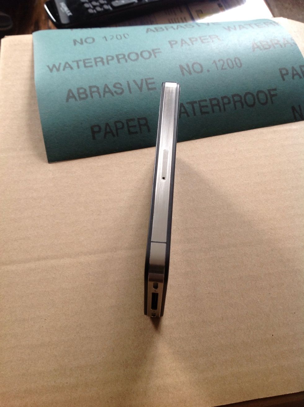 Apply a little more pressure to get an even finish. Once you get a feel for it move around the corners. I took out the sym tray and did that seperately.