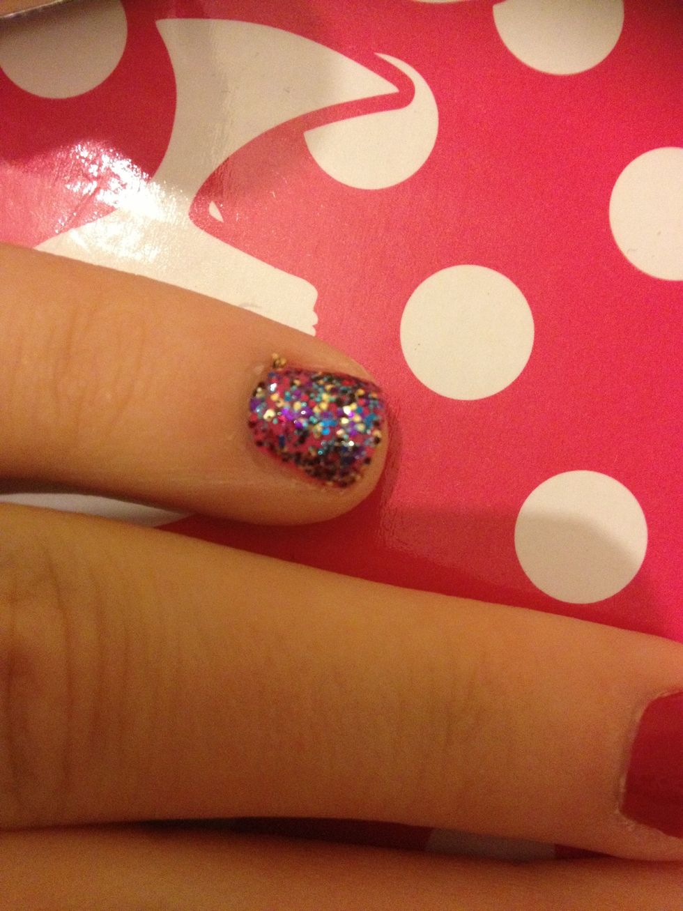 Apply a second coat to make it stand out...