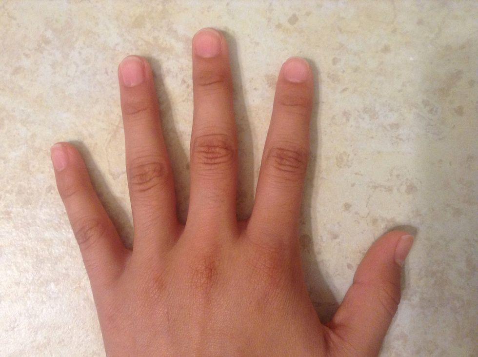 Apply a single, thin coat of clear nail polish