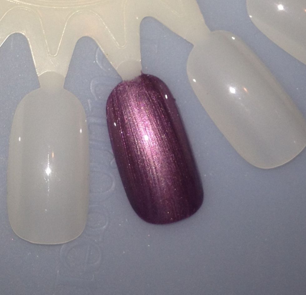 Apply a thin layer of your polish and let dry.