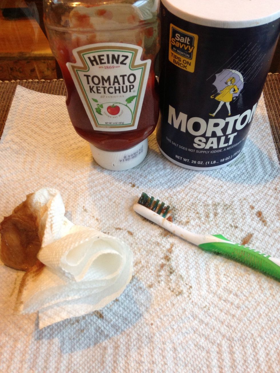 How to clean copper or brass with ketchup B+C Guides