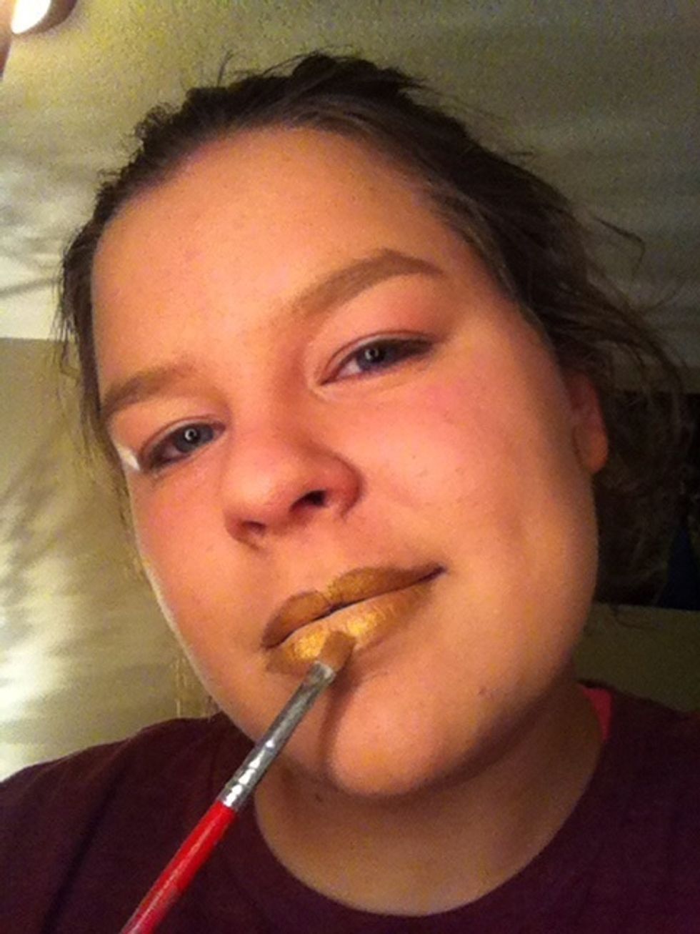 Apply all over lips and blend into the "Holla for a Dolla" a little