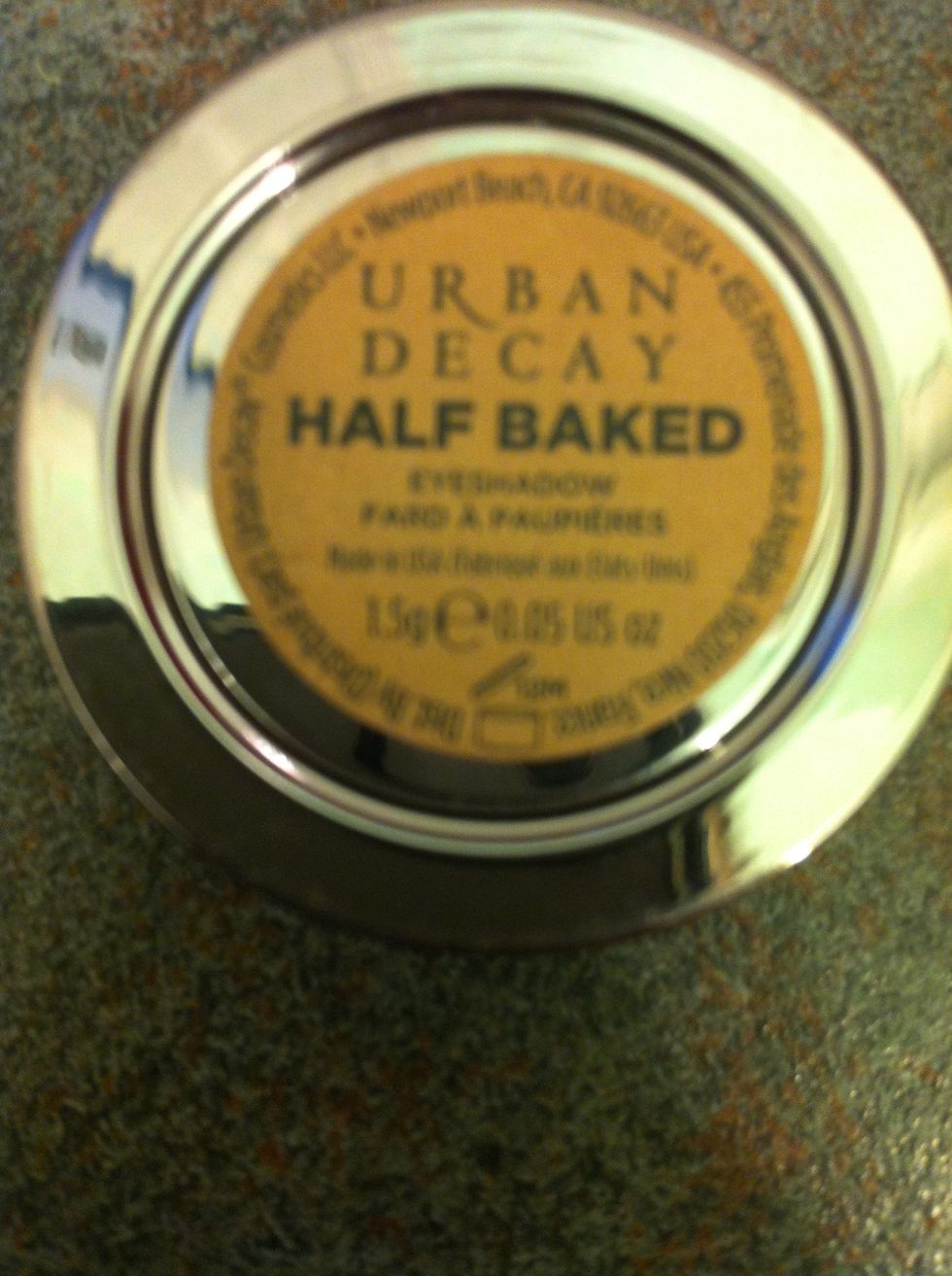 Apply all over your lid, ending just before your eyebrow.