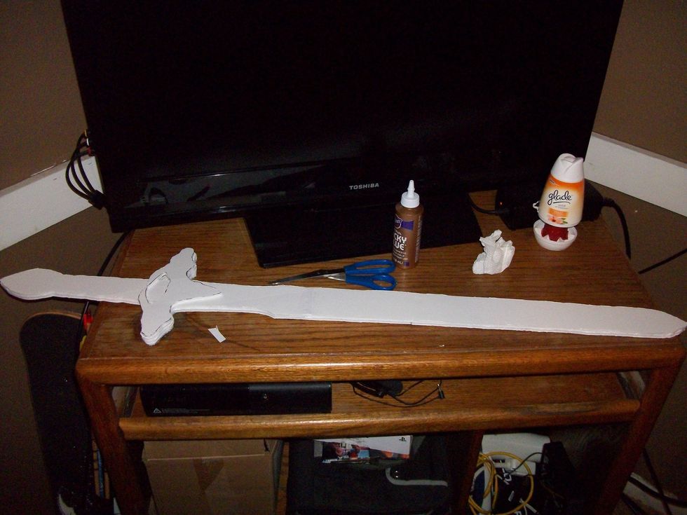 Apply any decorative pieces and fill any holes or nicks.