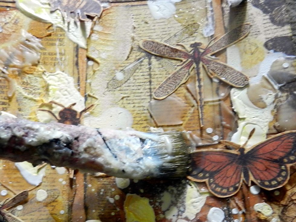 Apply Beeswax on the insects (only some places).