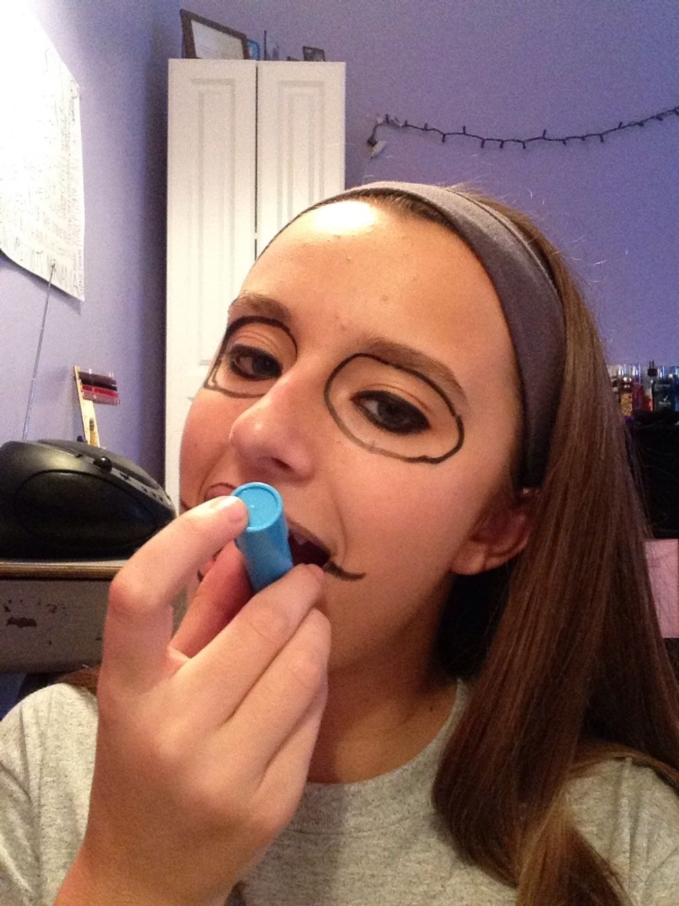 Apply Chapstick, any kind works, I am using clear babylips