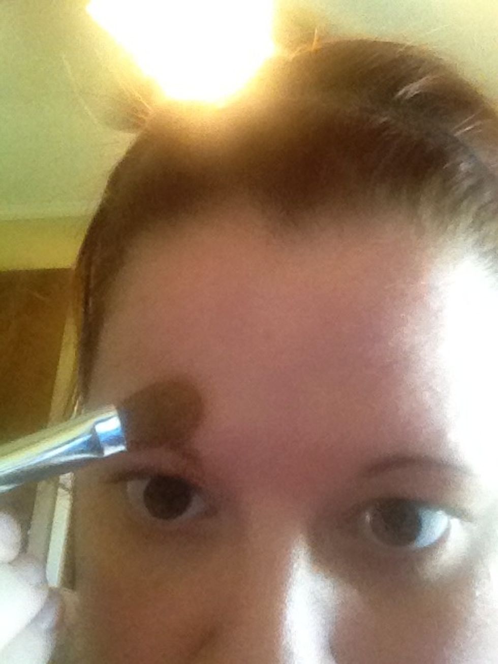 Apply concealer to any blemishes.....