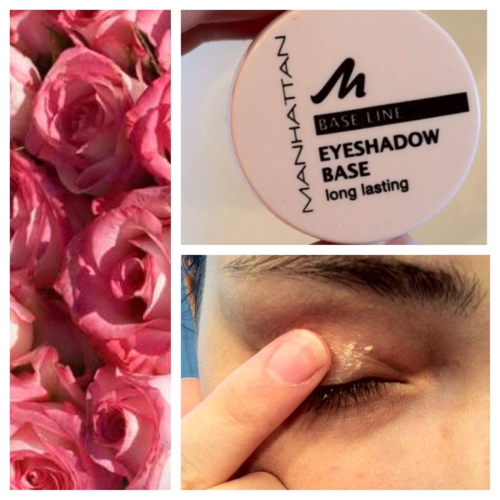 Apply eyeshadow base all over your lid.