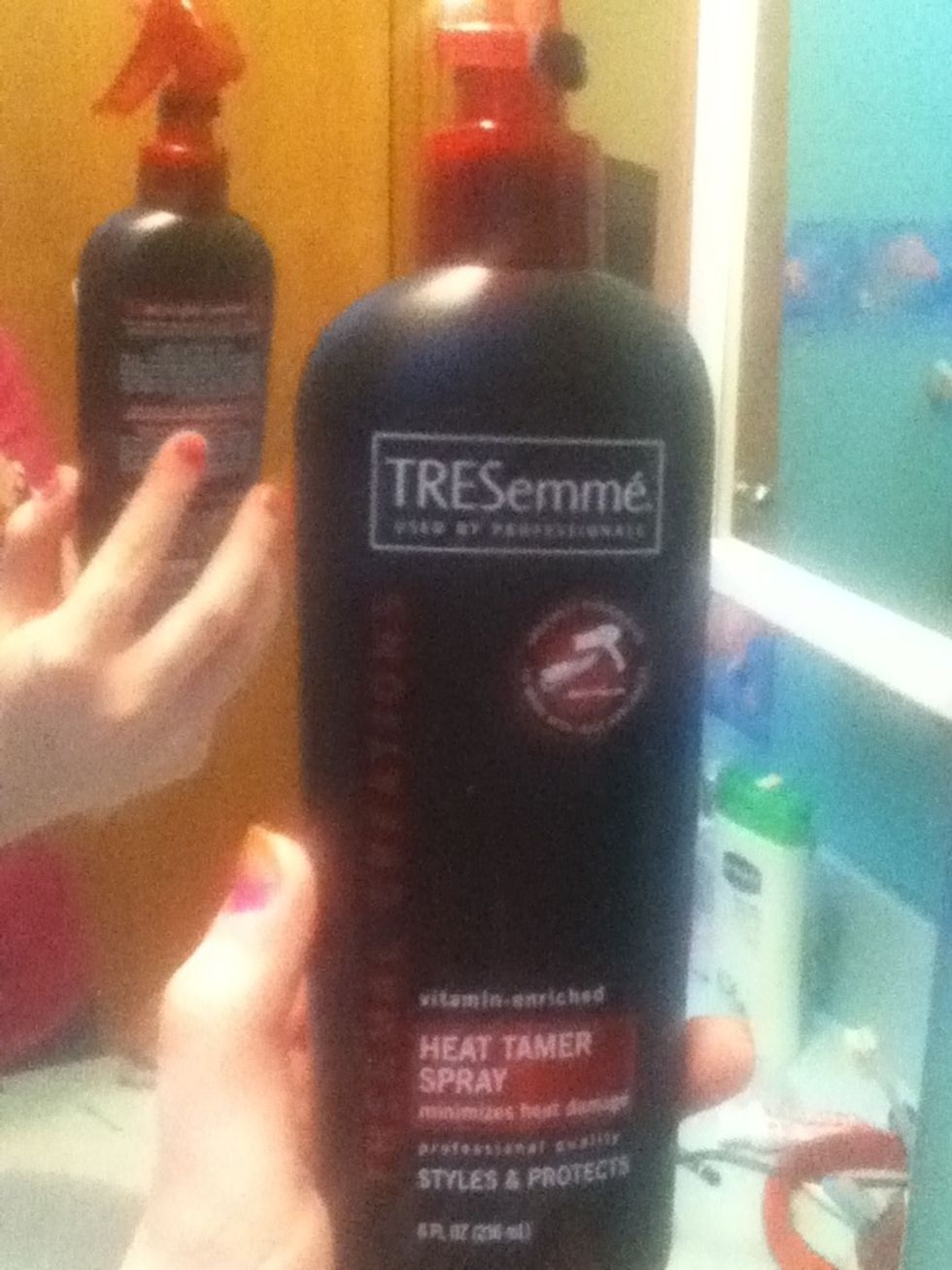 Apply Heat Protectant