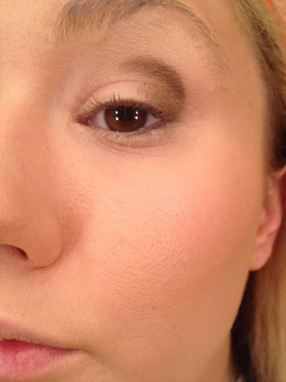 Apply in your outer corner