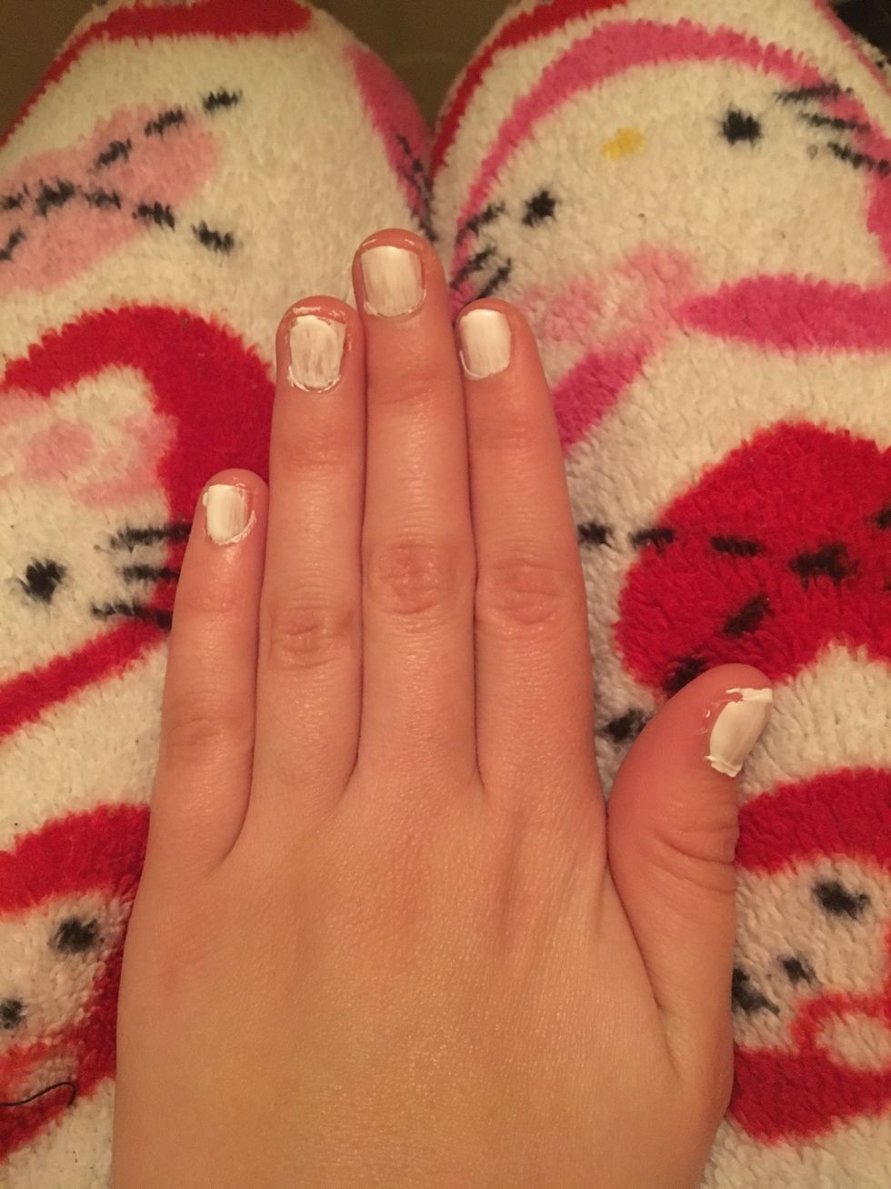 Apply it. It doesn't have to look perfect(or even good) because as you can see mine arent done very nicely