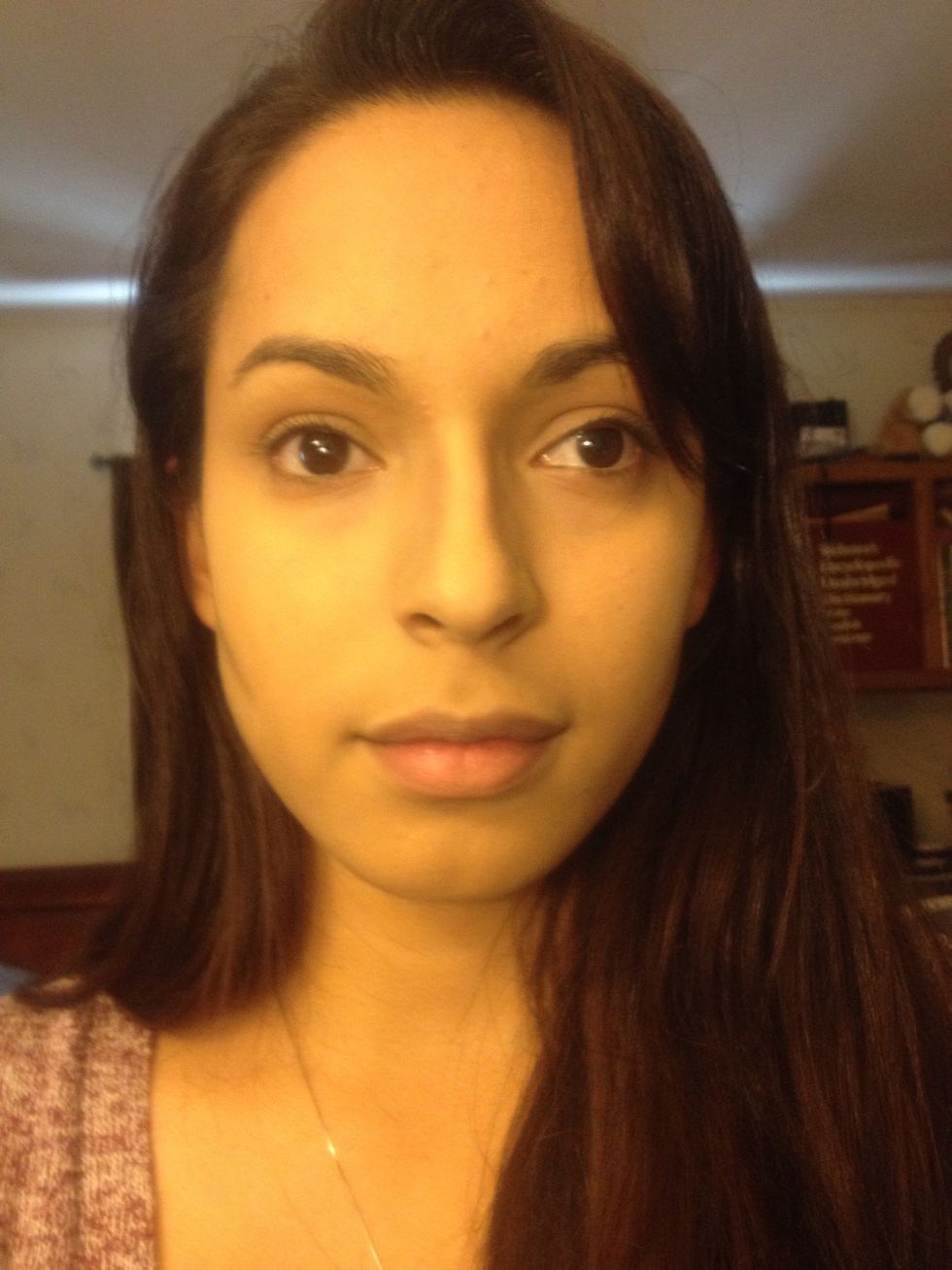 Apply it on the sides of your nose..