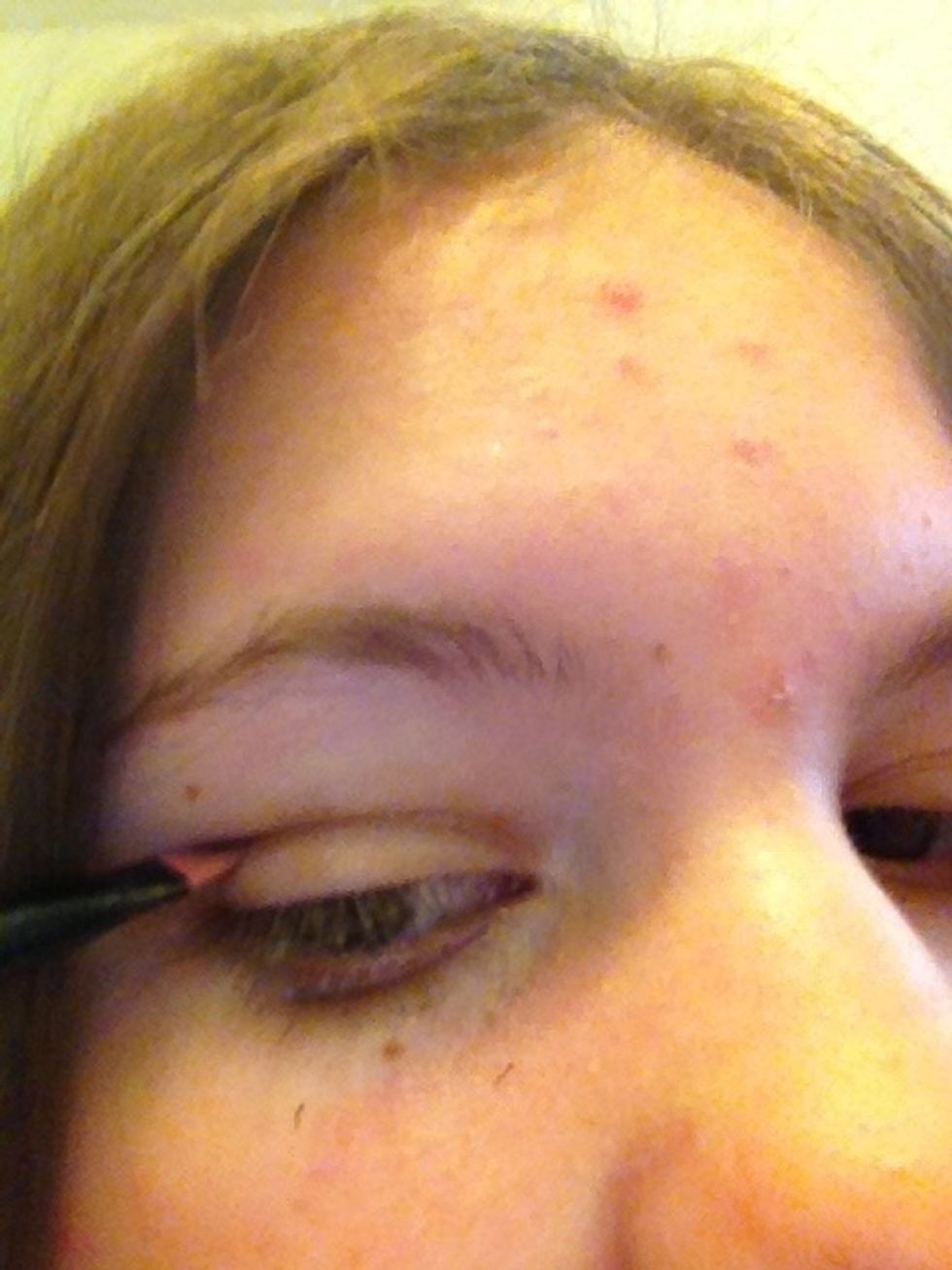 Apply it to your crease and outer corner^.^