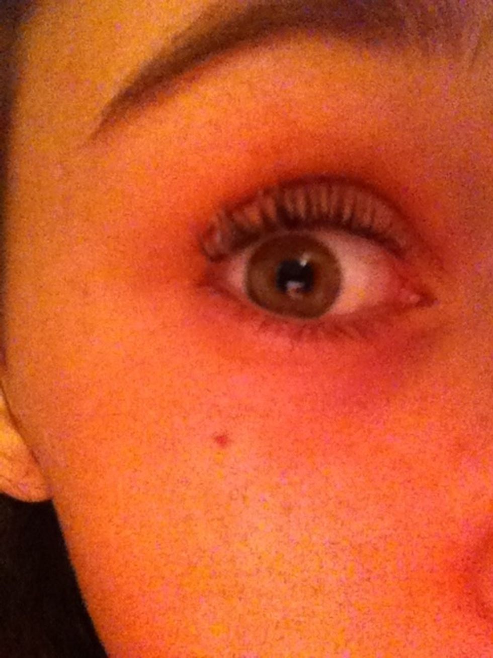 Apply like regular mascara.