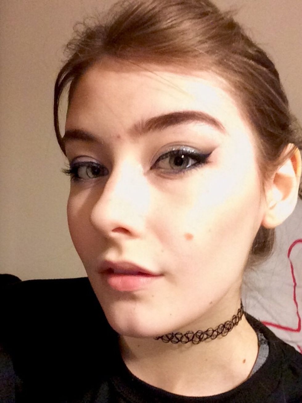 Apply mascara and you are done!