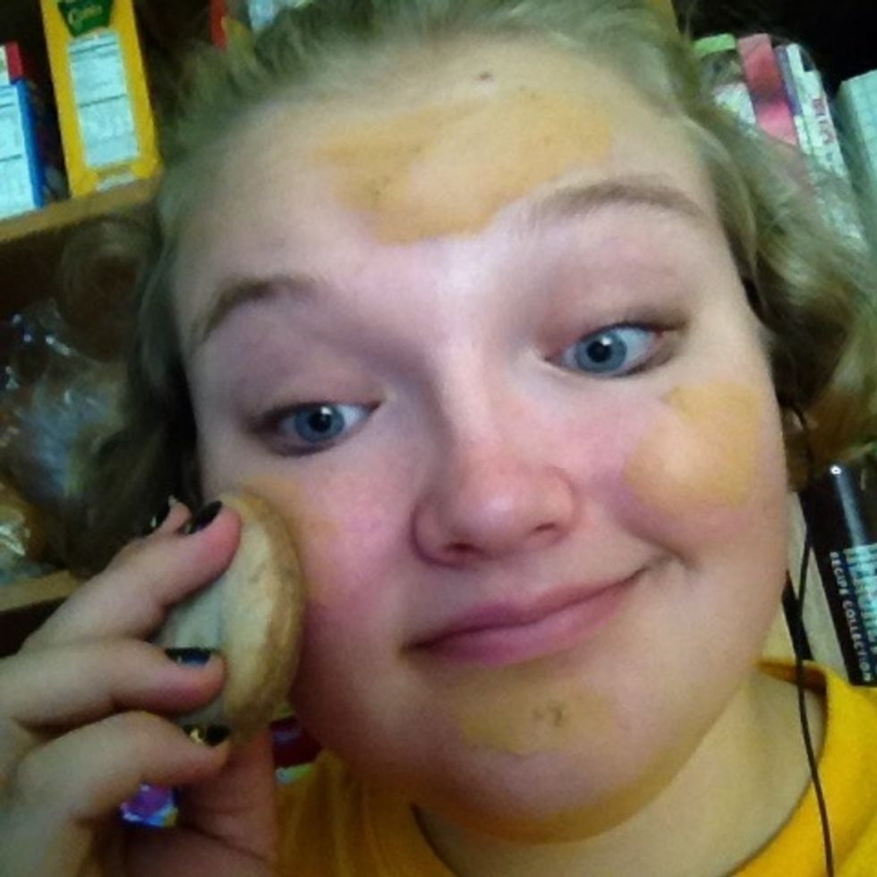 Apply on forehead cheeks and chin