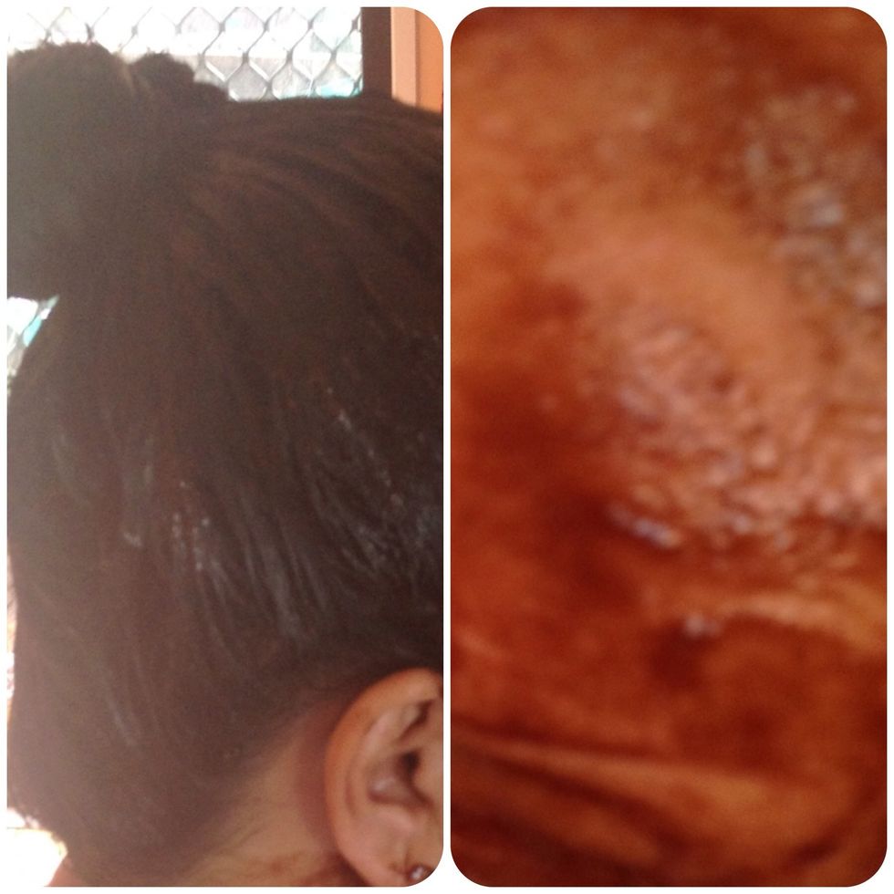 Apply on hair and face and then wash off face dnt use any face wash for da day and rinse your hair with shampoo as per normal . Banana is one thing I hate to eat and choc I love \ud83d\ude04