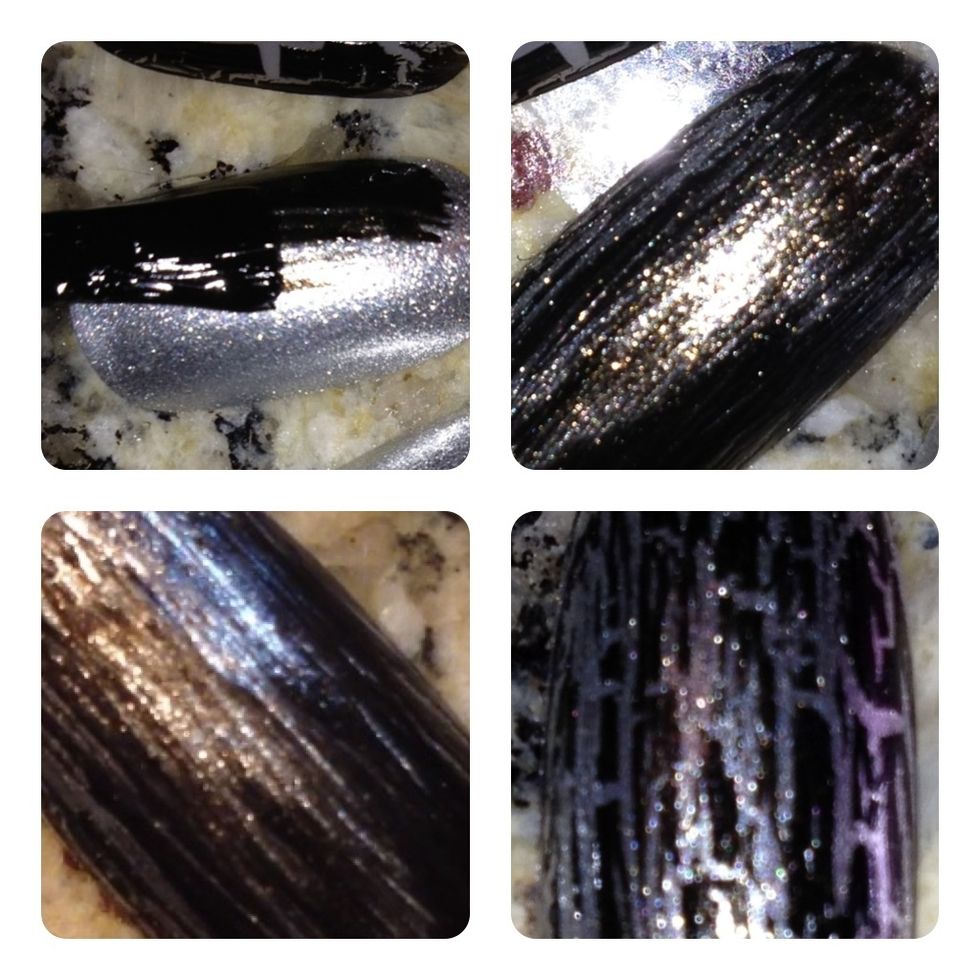 Apply ONE coat of Shatter polish. Then sit back and watch it dry.