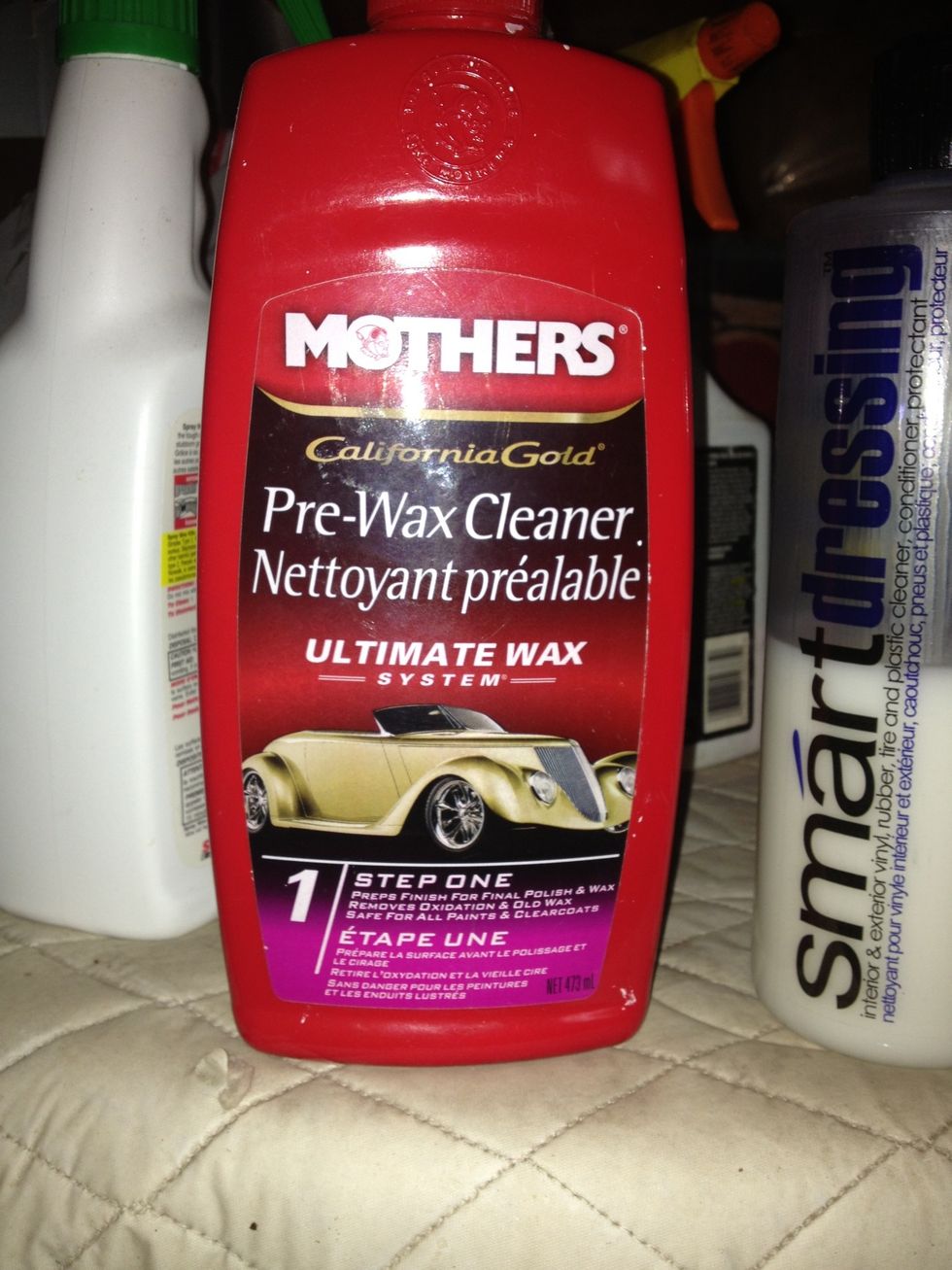 Apply Step 1 with a clean cloth then let it dry and buff it off with a separate cloth. Don't leave it on the paint to long because its a pain to take off. Use only step 1 cloths for Step1.