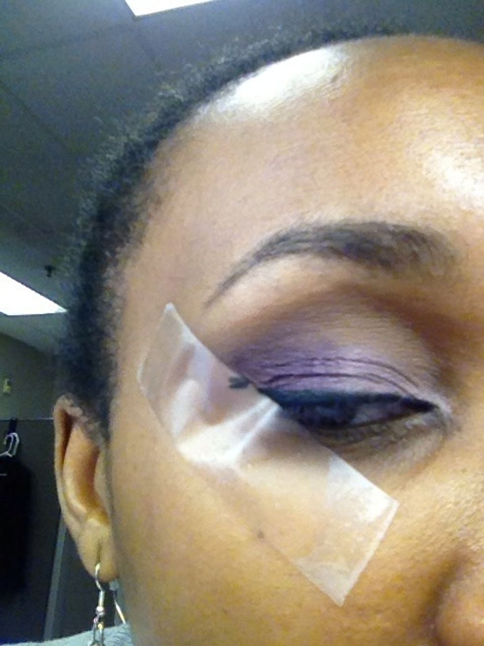 Apply the eyeliner