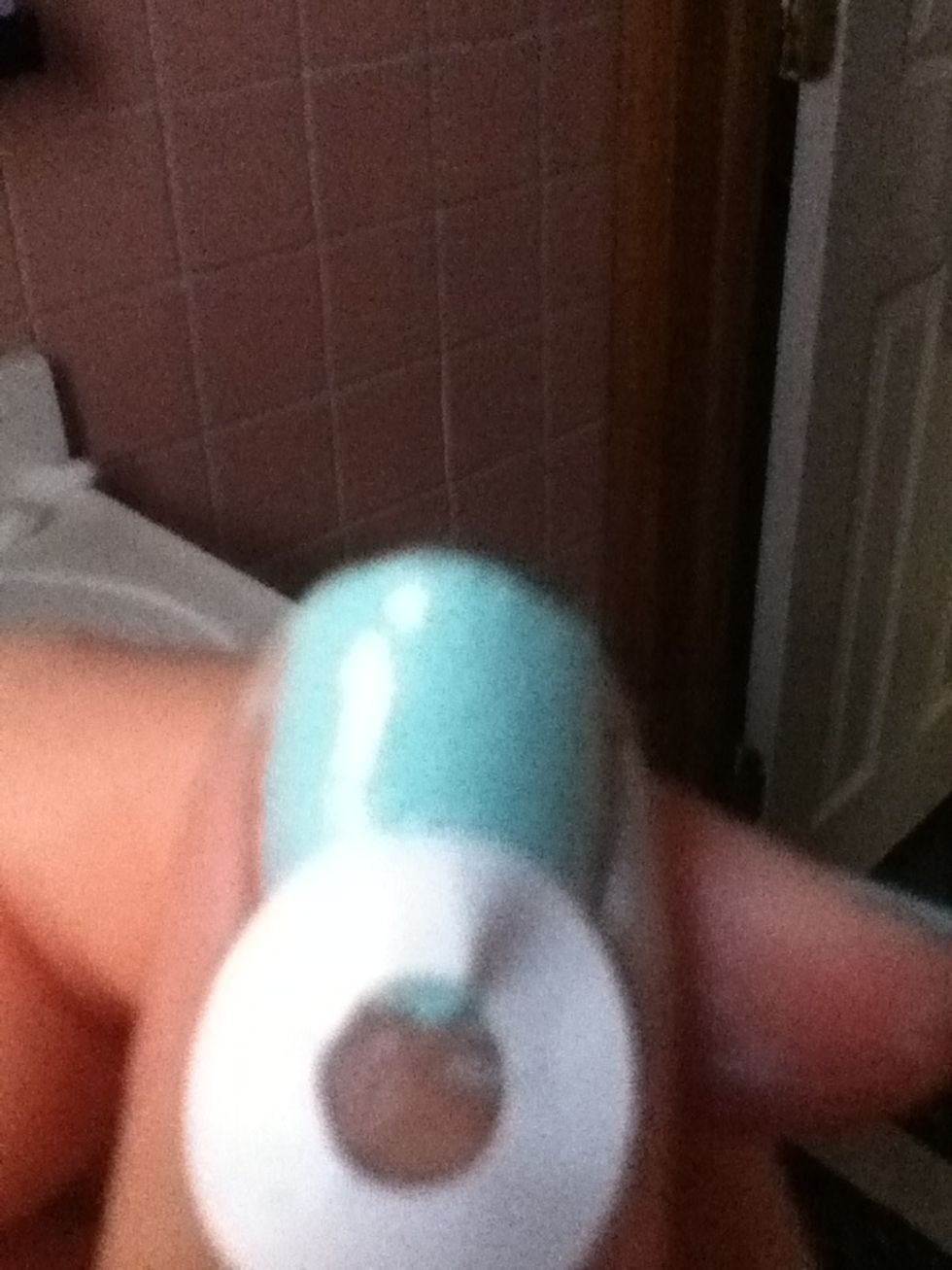 Apply the reinforcement sticker by the bottom of your nail carefully close both of the corners