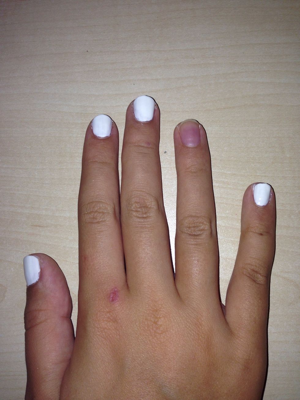 Apply the second coat