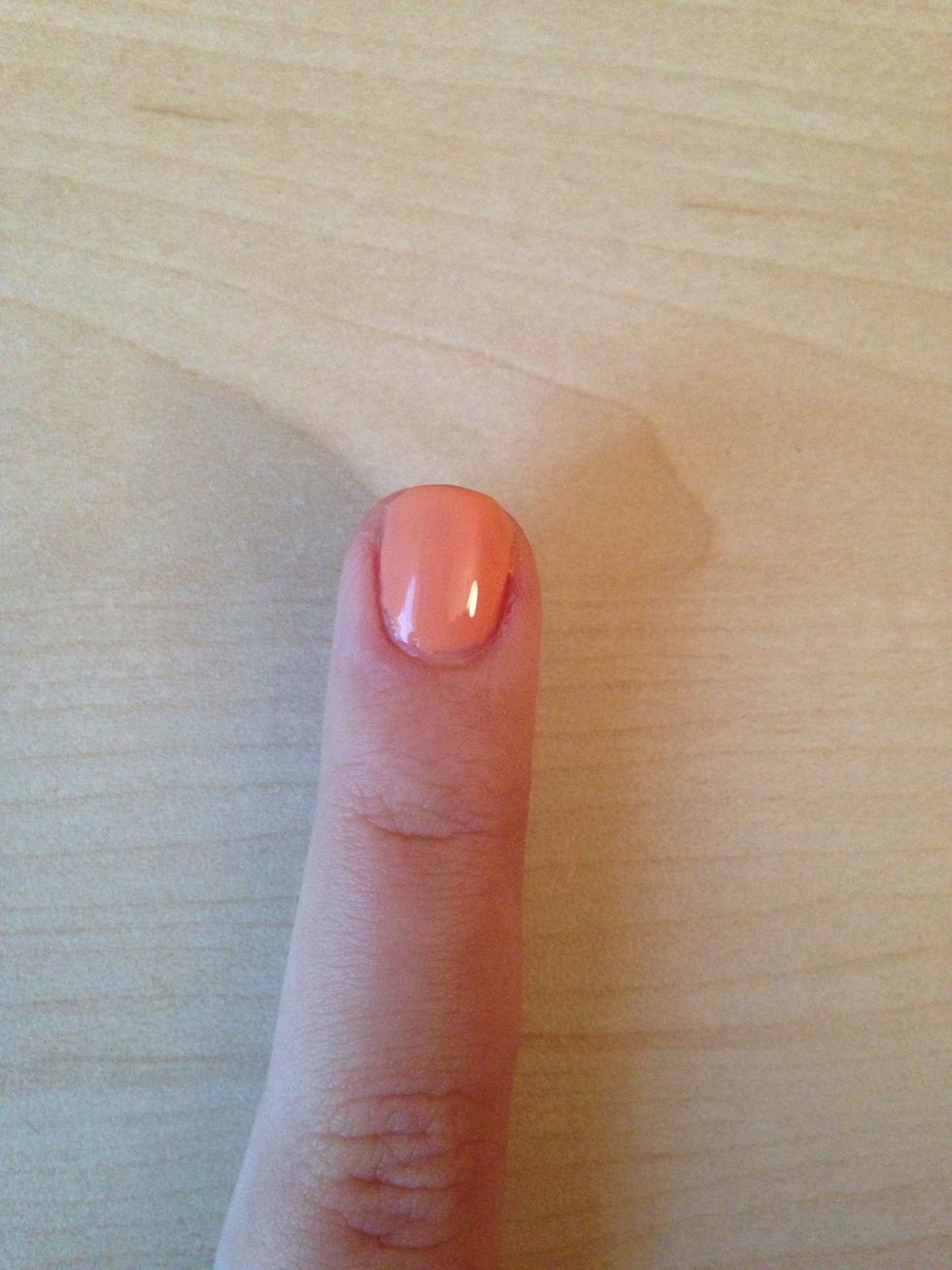 Apply the second coat