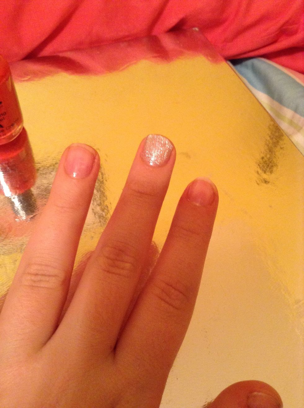 Apply to both middle fingers