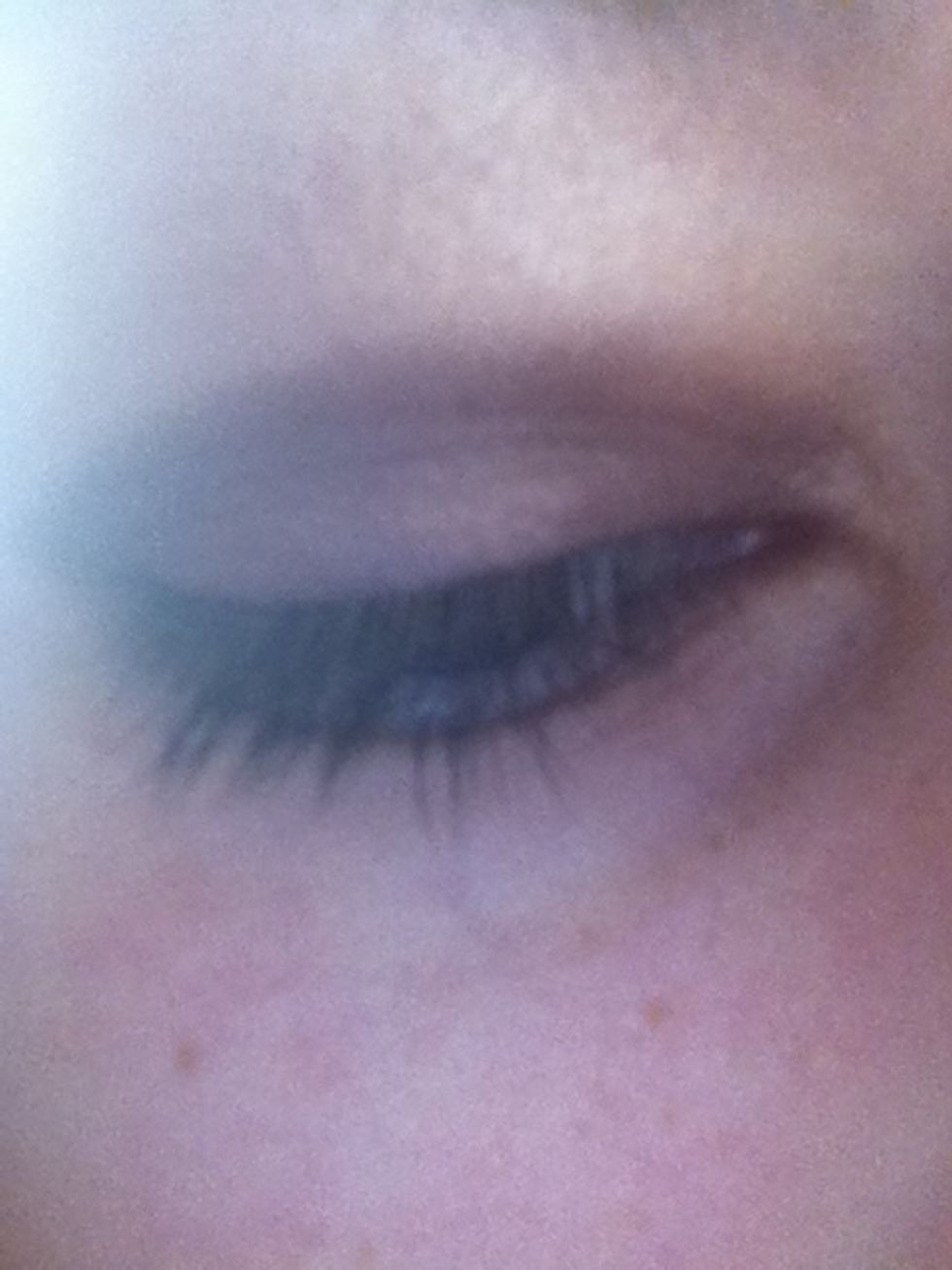 Apply to the crease in your eye lid.