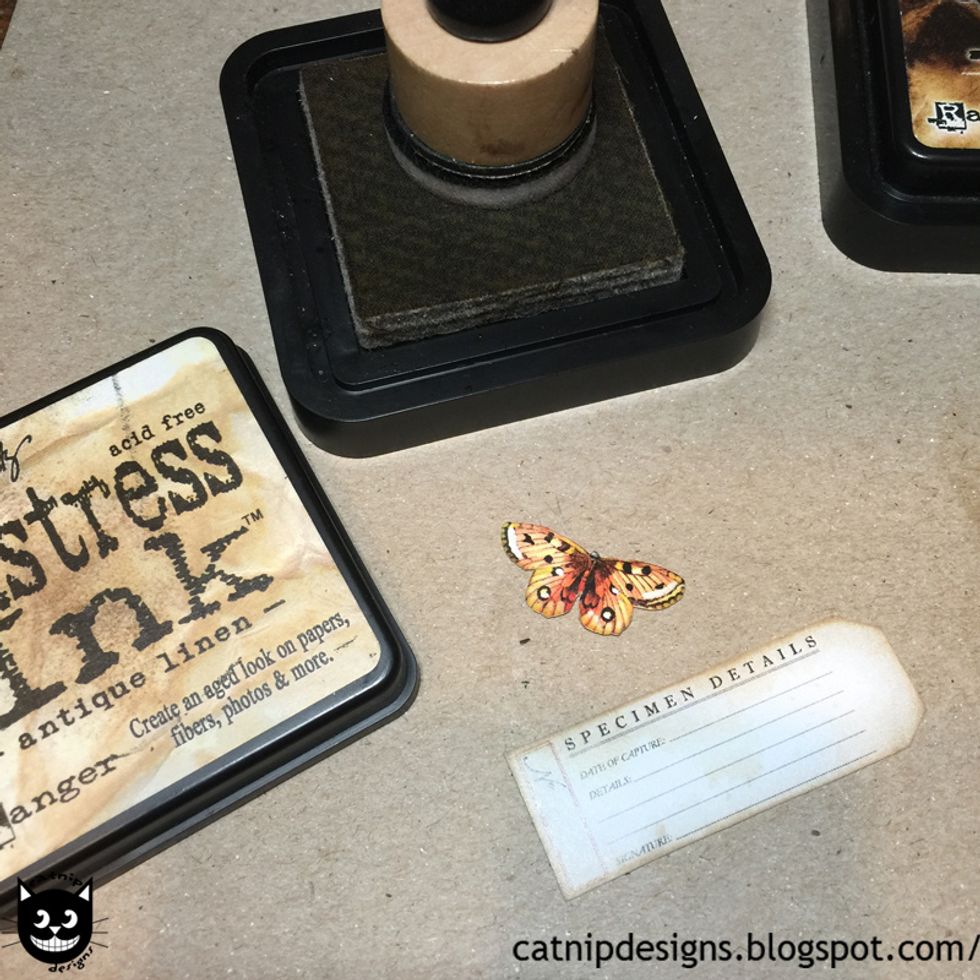 Apply to the edges of the fronts of your paper too...