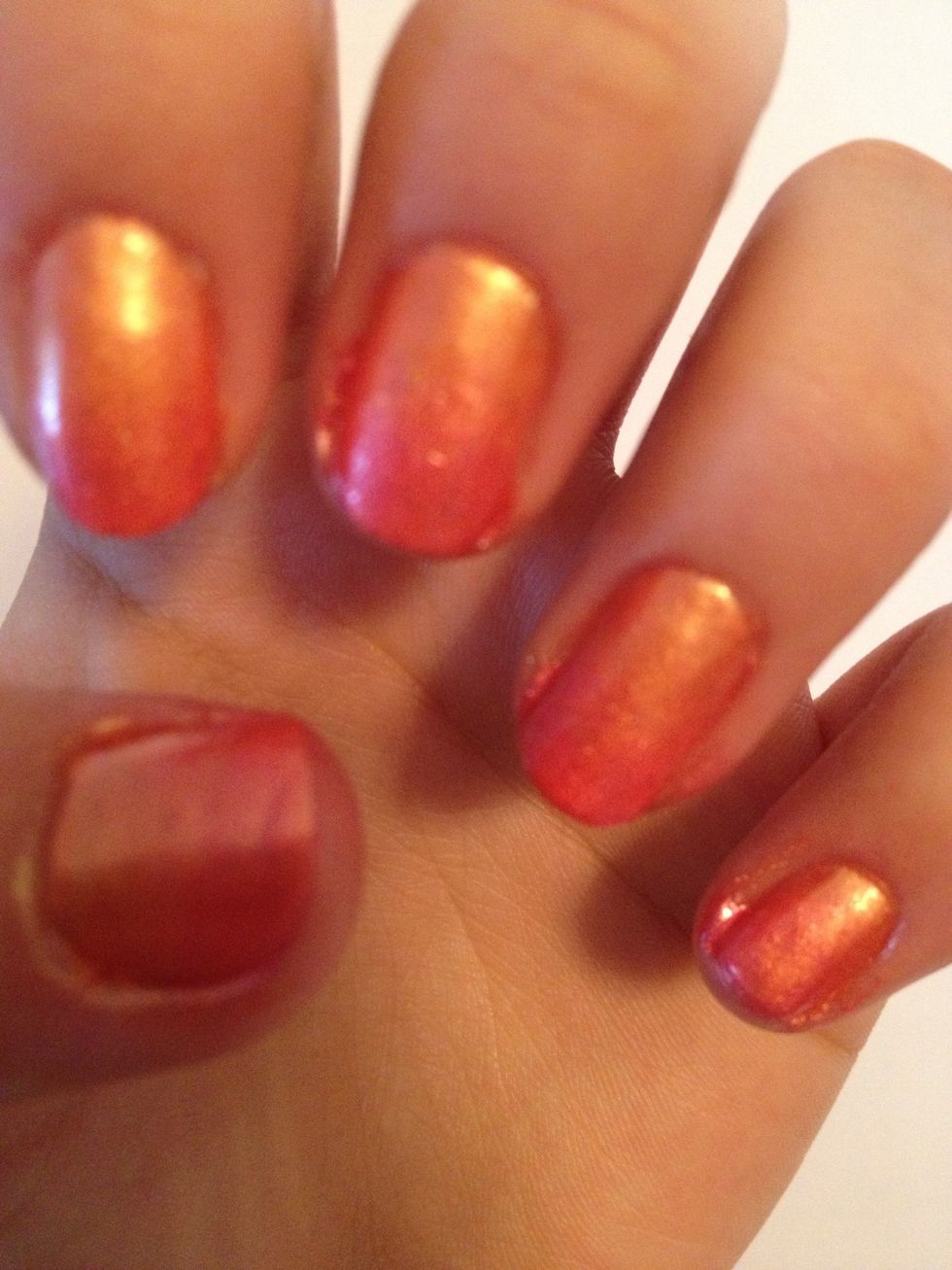 apply top coat once. done!!!