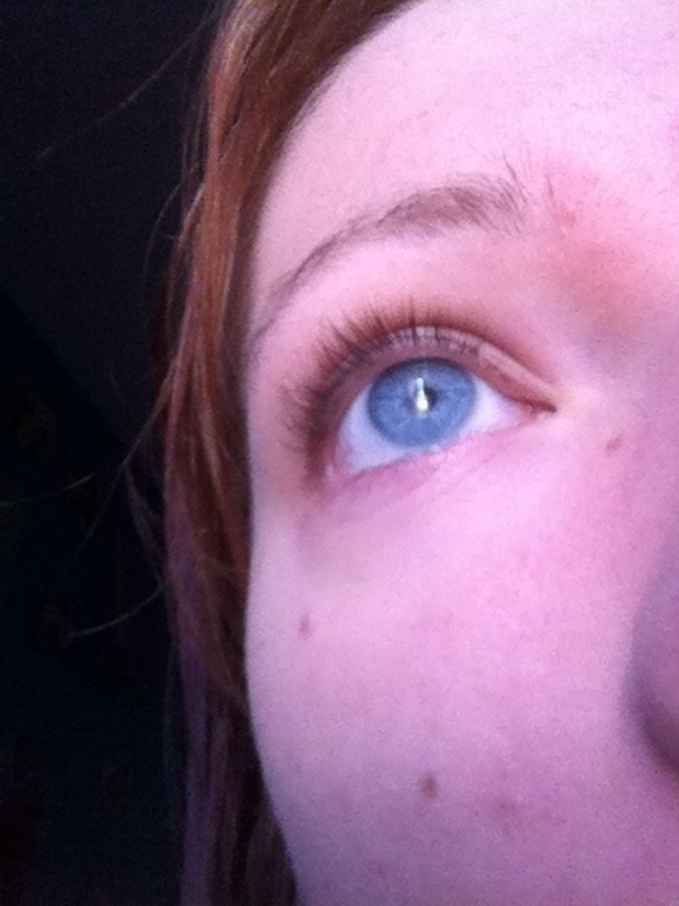 Apply whatever else makeup you use on your eye (eyeliner, eyeshadow, etc.) \ud83d\udc40