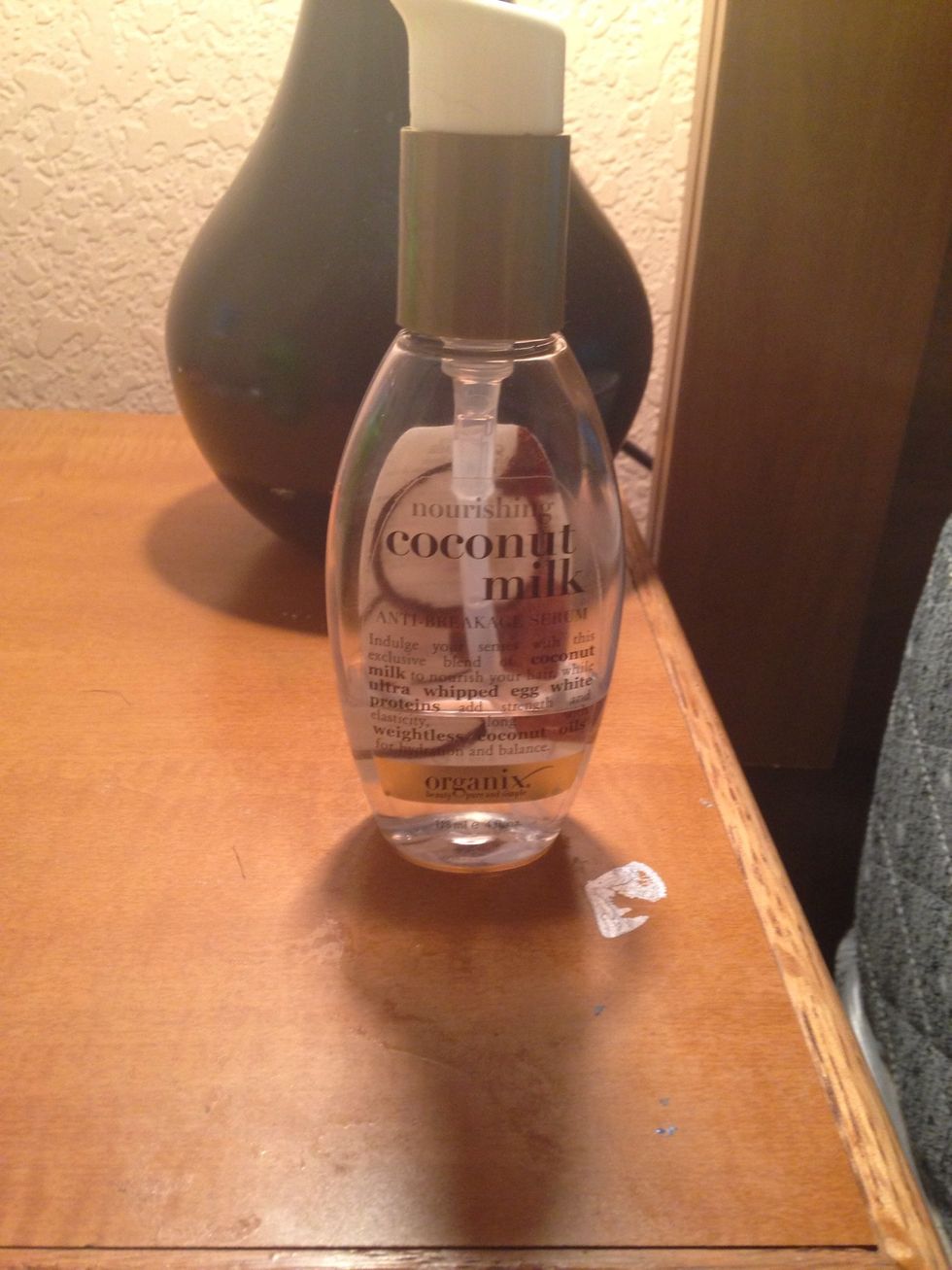 Apply your favorite oil to your ends if you have layers on the shaft of the hair is fine too.