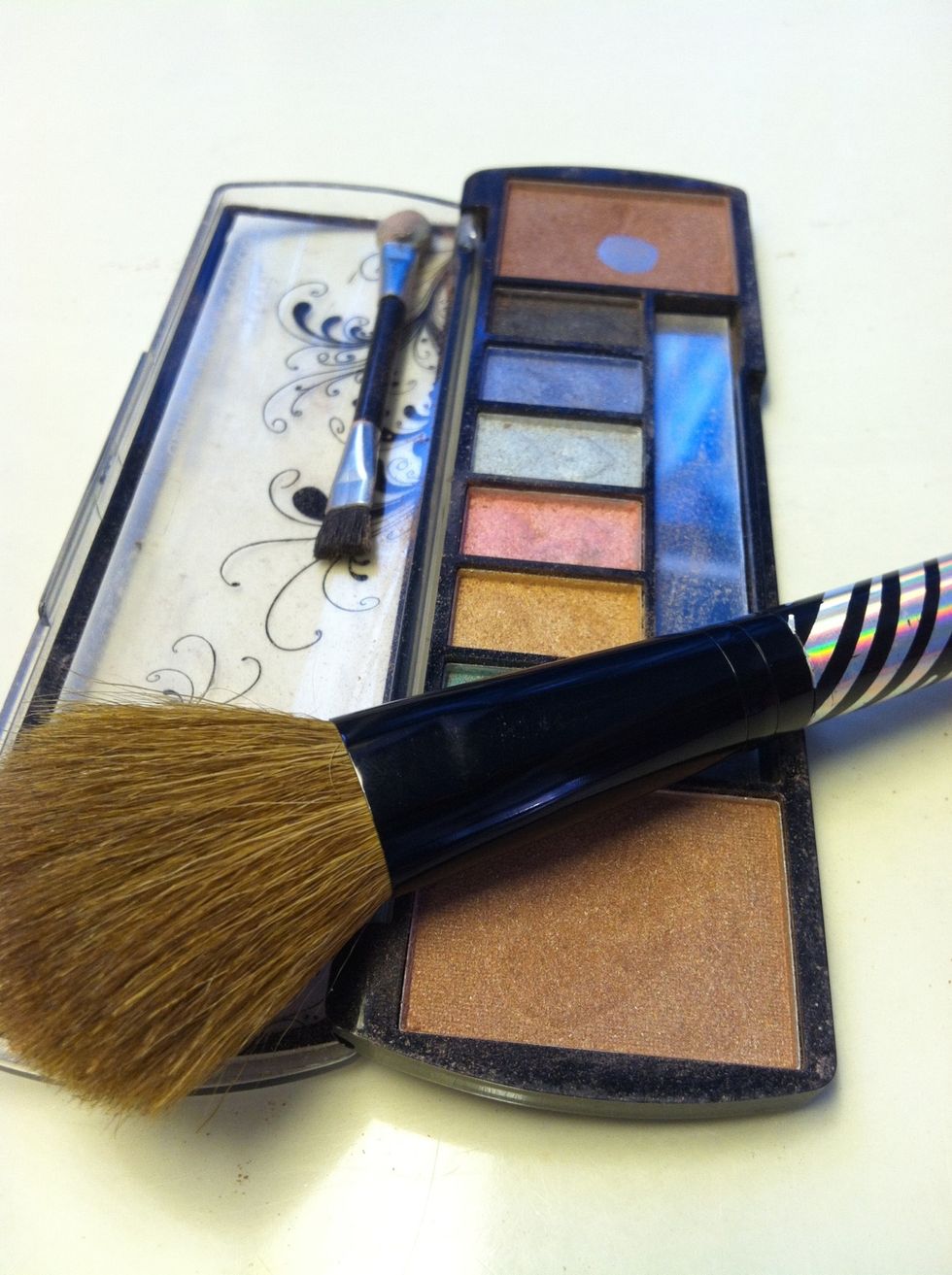 Apply your normal face powder