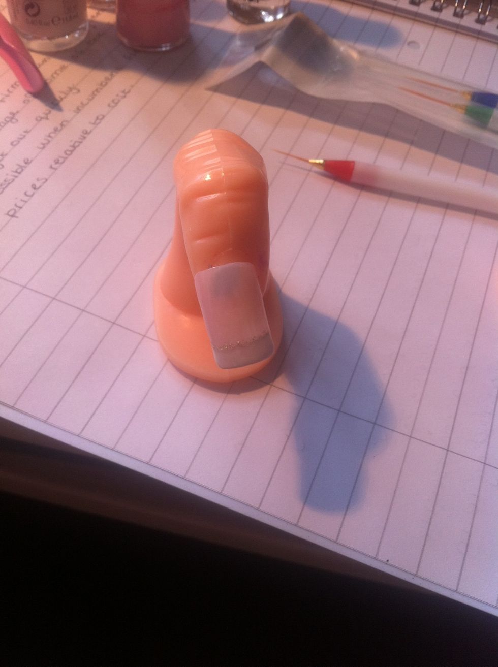 Apply your top coat and your done :))