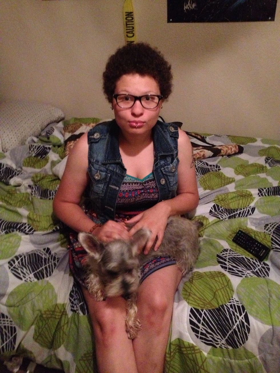 Appreciate all the sweetness the Curly Q is made of. Then, get 4 lips prepared for kisses and cake.