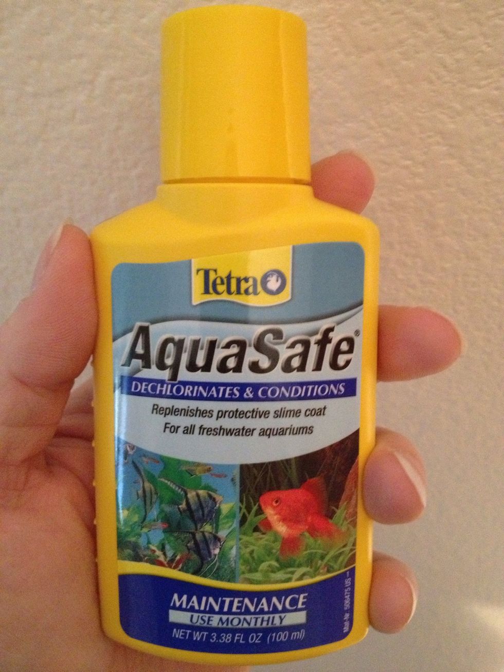 AquaSafe dechlorinates and gets rid of ammonia in the water. If your water doesn't come from a treatment plant though, you may not need this, but you will have other things to contend with.