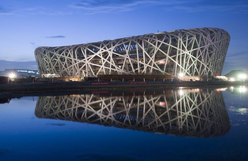 Arena de las olimpiadas en Beijing.