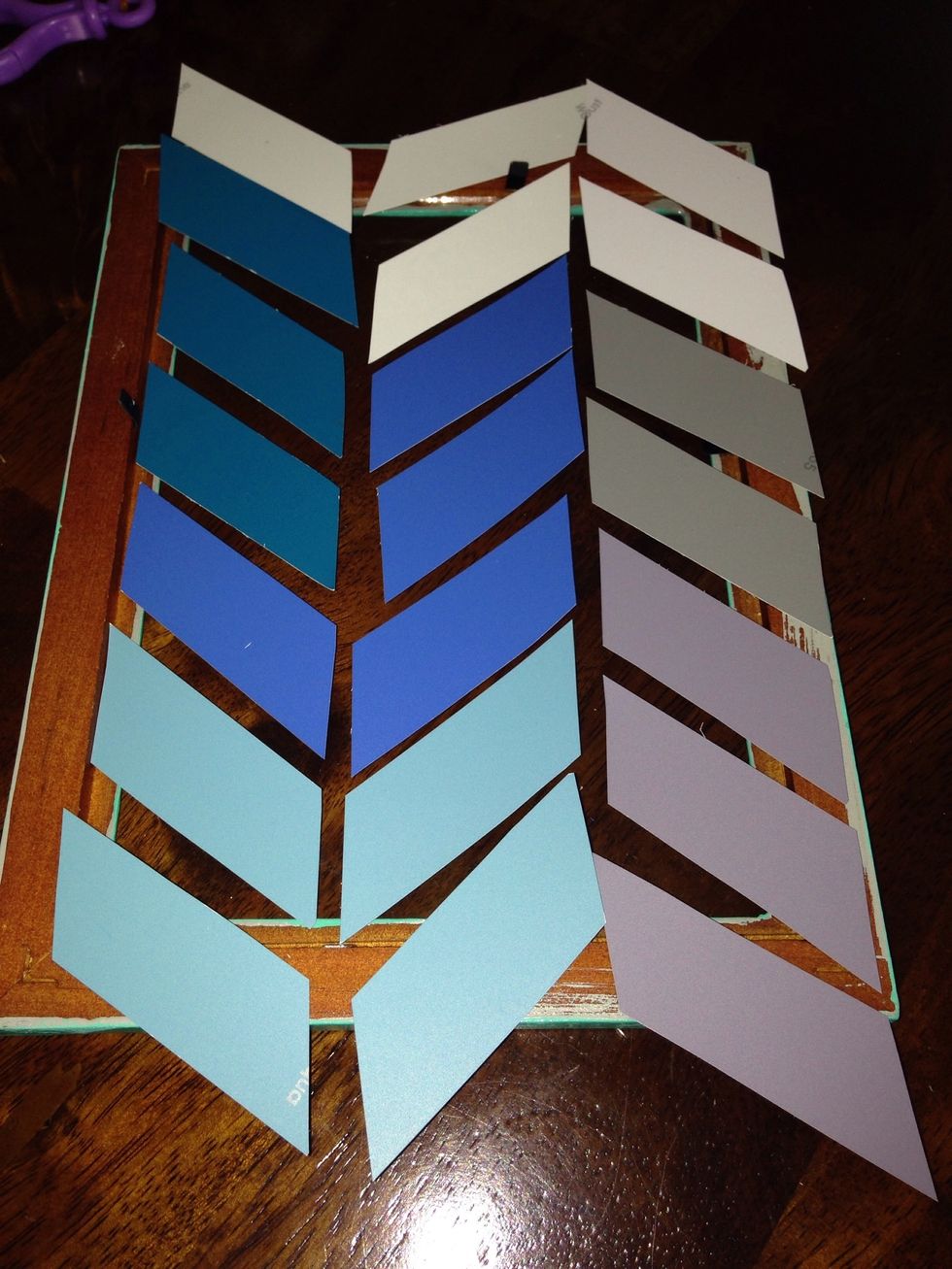 Arrange loosely on your frame to see how many you will need.