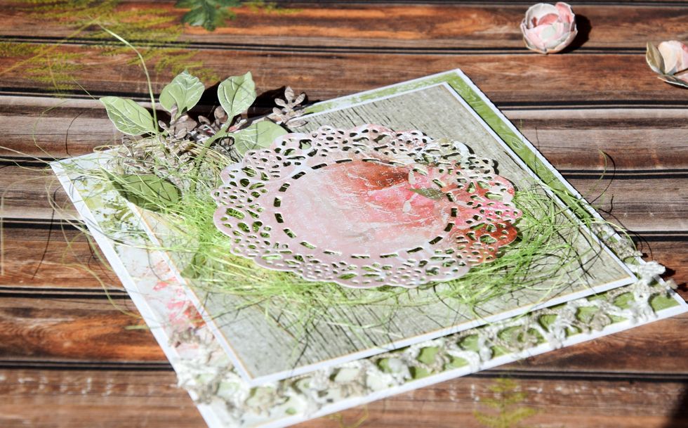 Arrange our details on to the card as shown in the picture below.