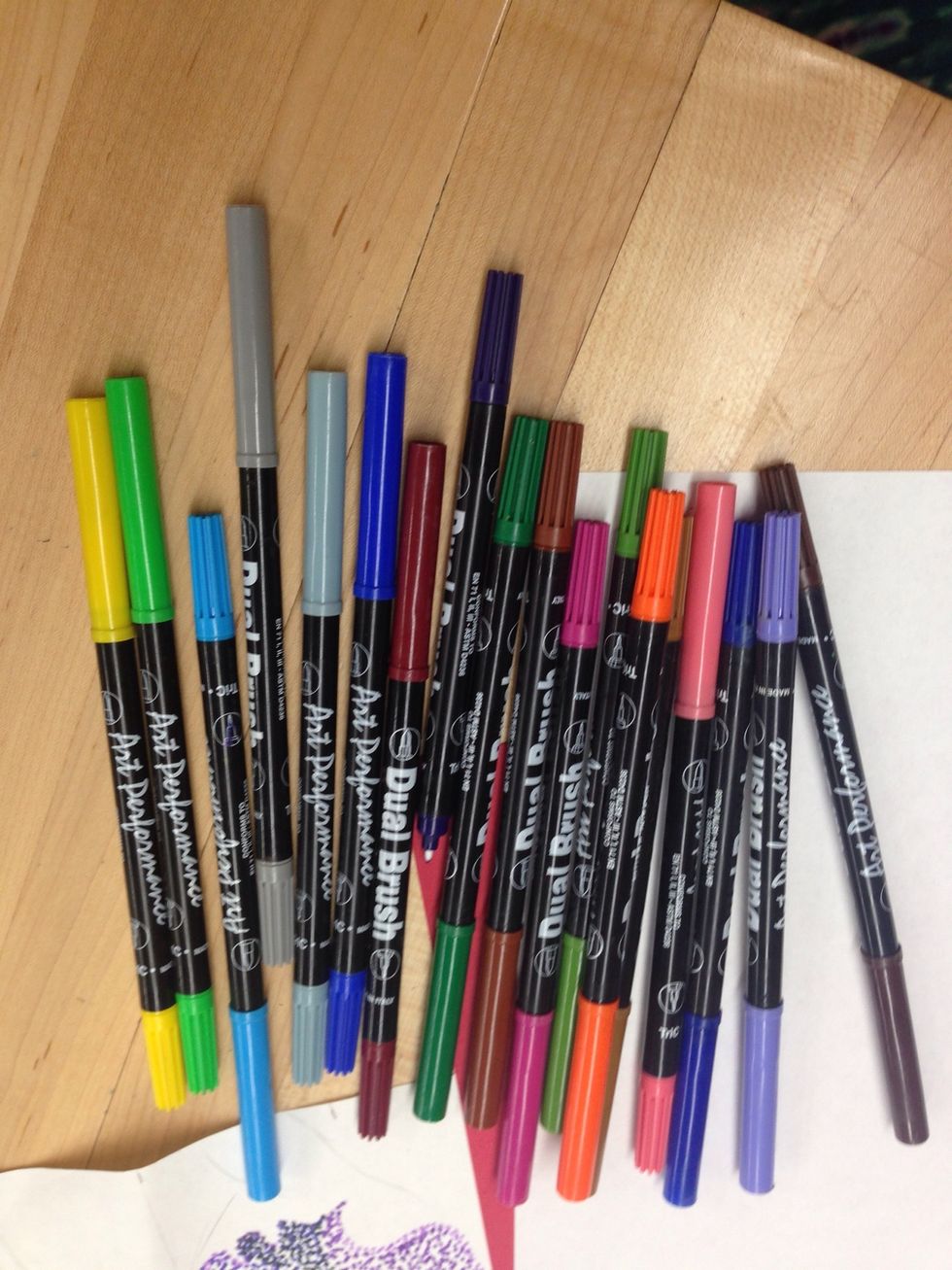 Art Performance duel tip markers