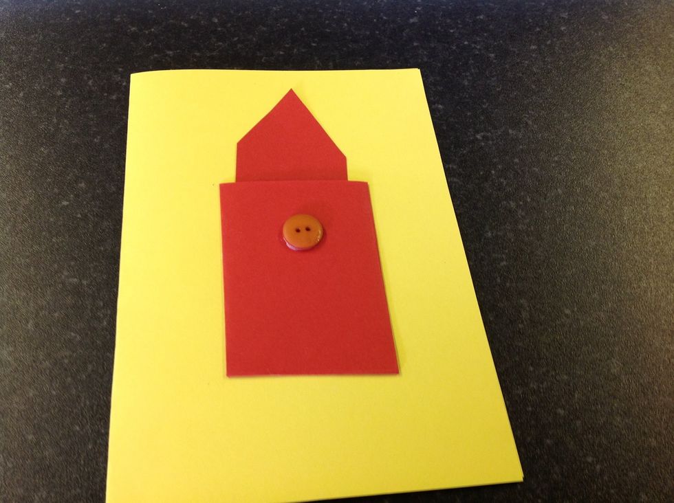 As a finishing touch add a button and write your message inside the card.