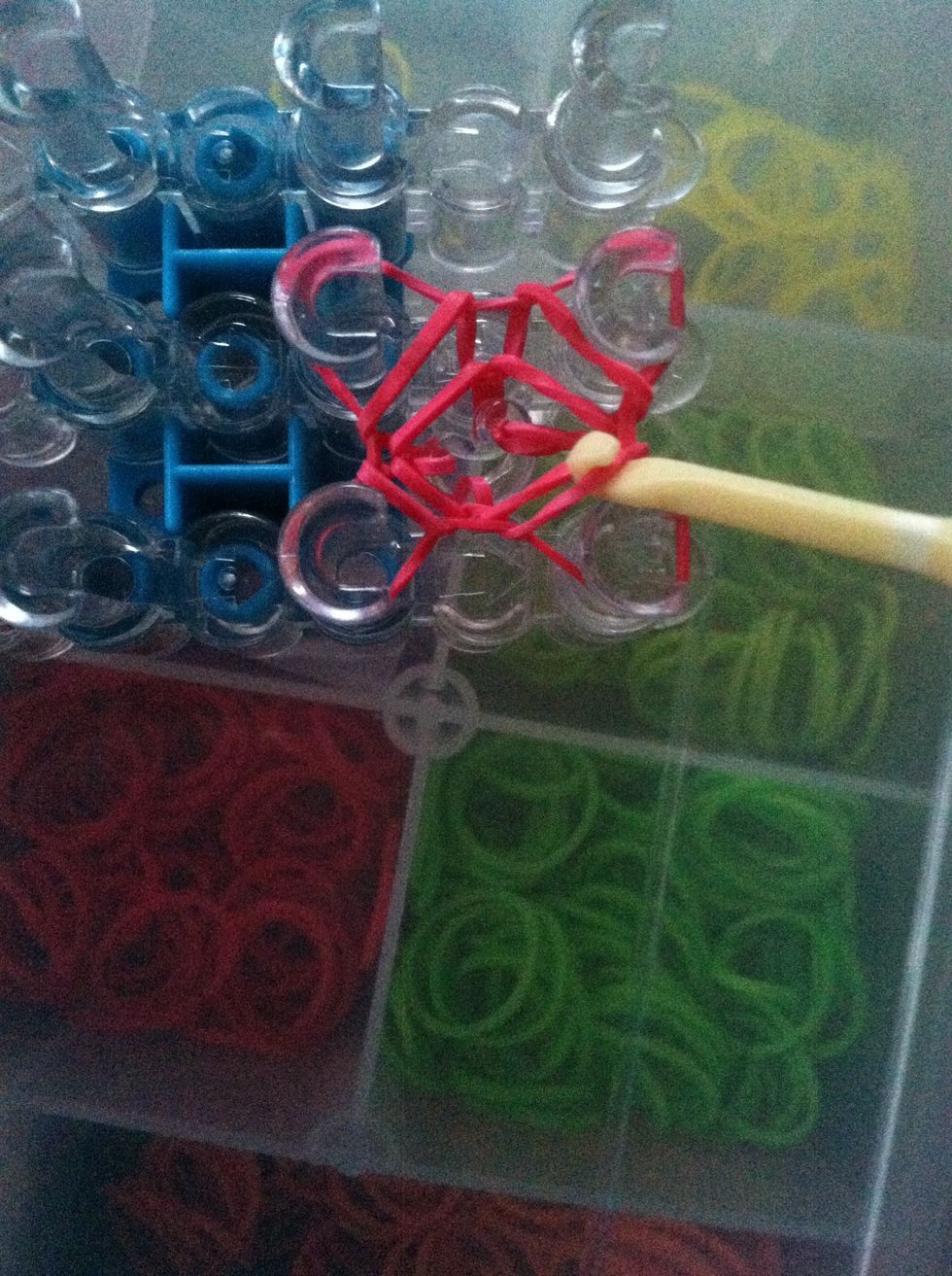 As before loop the bottom band over the top band