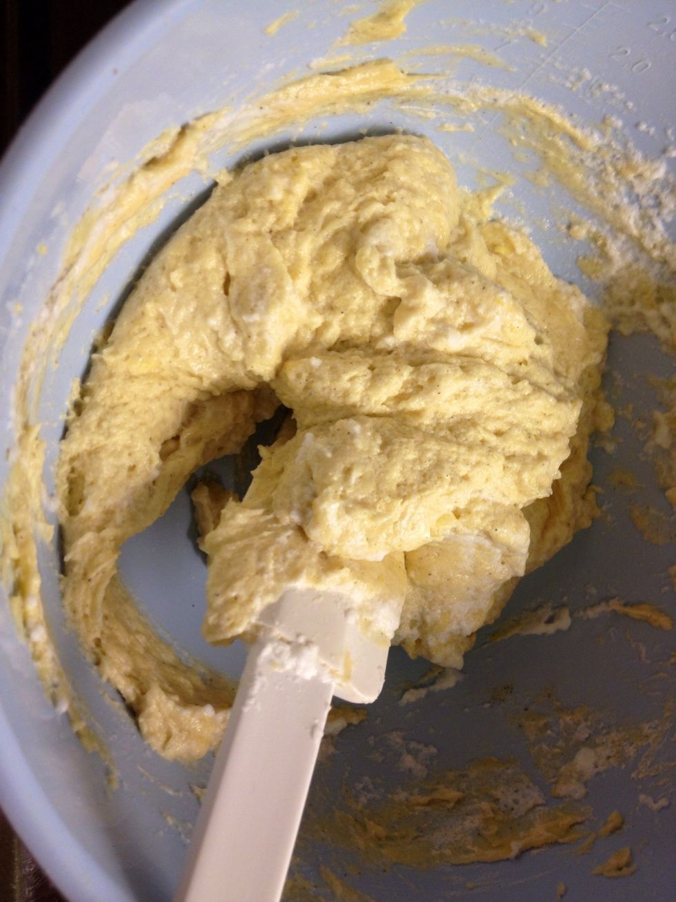 As gently as you can fold in the egg whites.