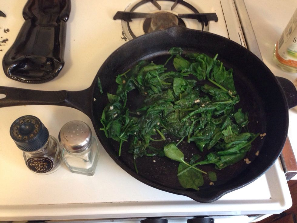 As it cooks down you can salt & pepper.