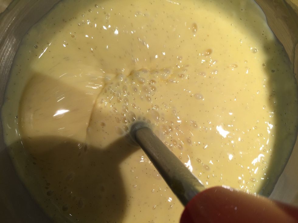 As last precaution or tip. Use your hand blender to smooth out any eventual lumps or over thickened parts.